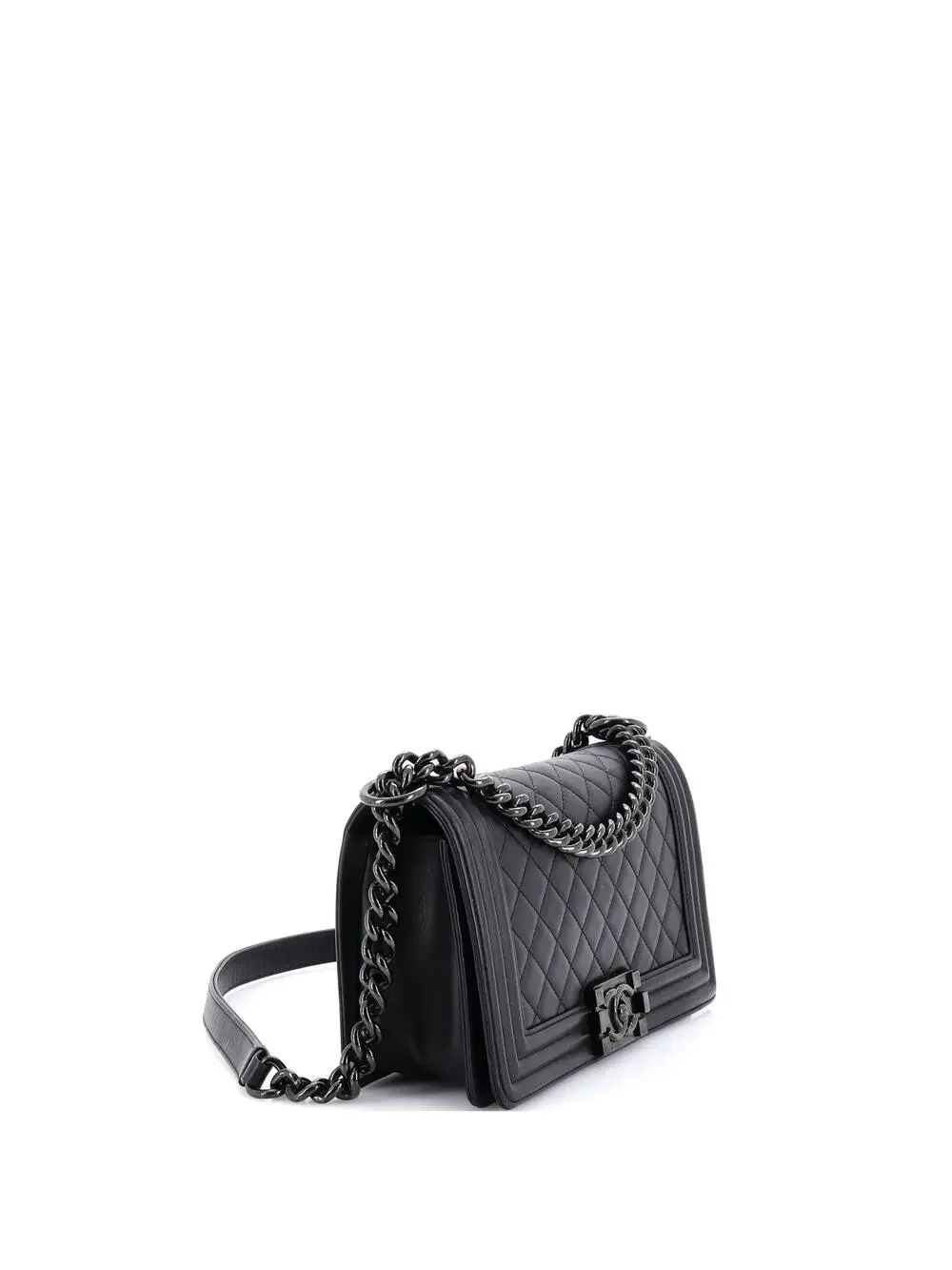 Chanel So Black Boy Flap Bag Quilted #301825C49B